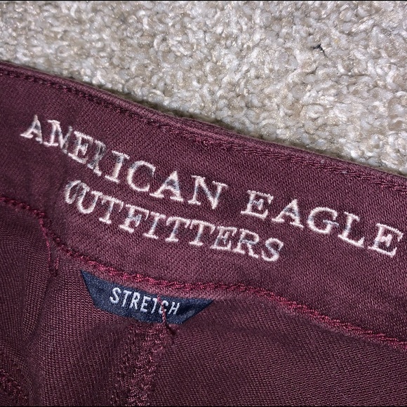 American Eagle Stretch Purple Ripped Jean shorts size 4 - Picture 6 of 10